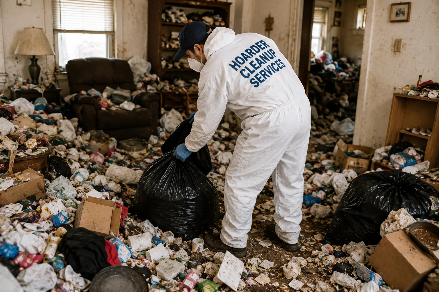 WFR professional hoarder cleanup crew — certified technicians ready for 24/7 response across South Florida